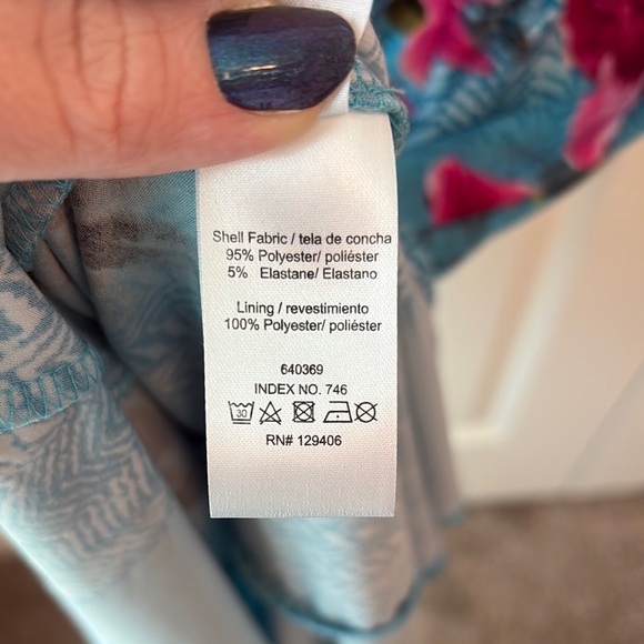 Venus Floral Sleeveless Maxi Mermaid Dress - Picture 10 of 12